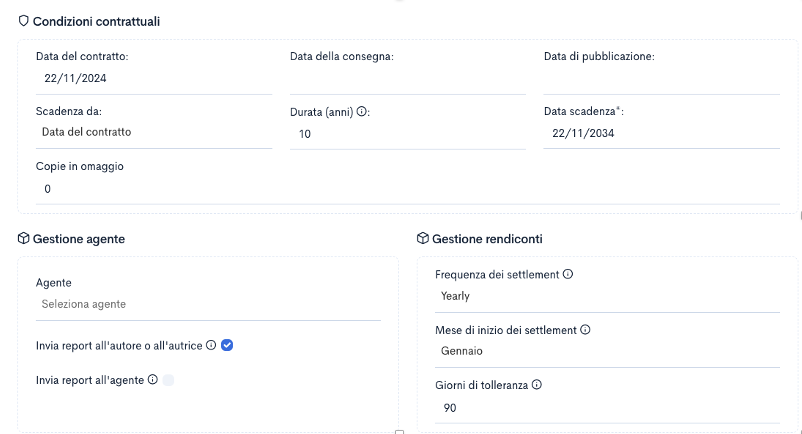 Condizioni conrattiali